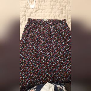 Floral Skirt Vintage Sag Harbor Large Petite
